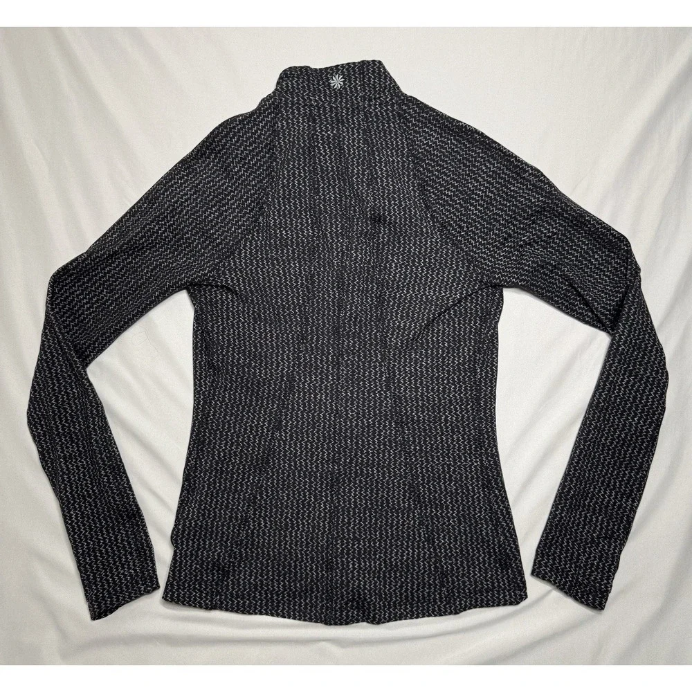 Athleta Heartbeat Hope Herringbone Athletic Full Zip Jacket Women's Size Small‎